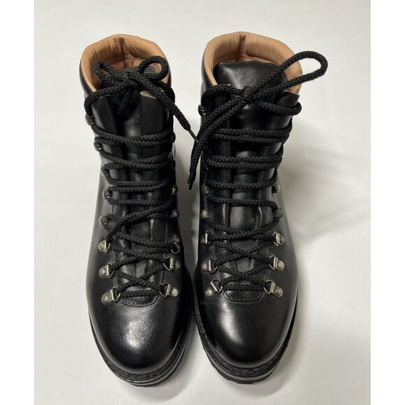 Ralph Lauren Darrow Calfskin Boots in Black main image 6